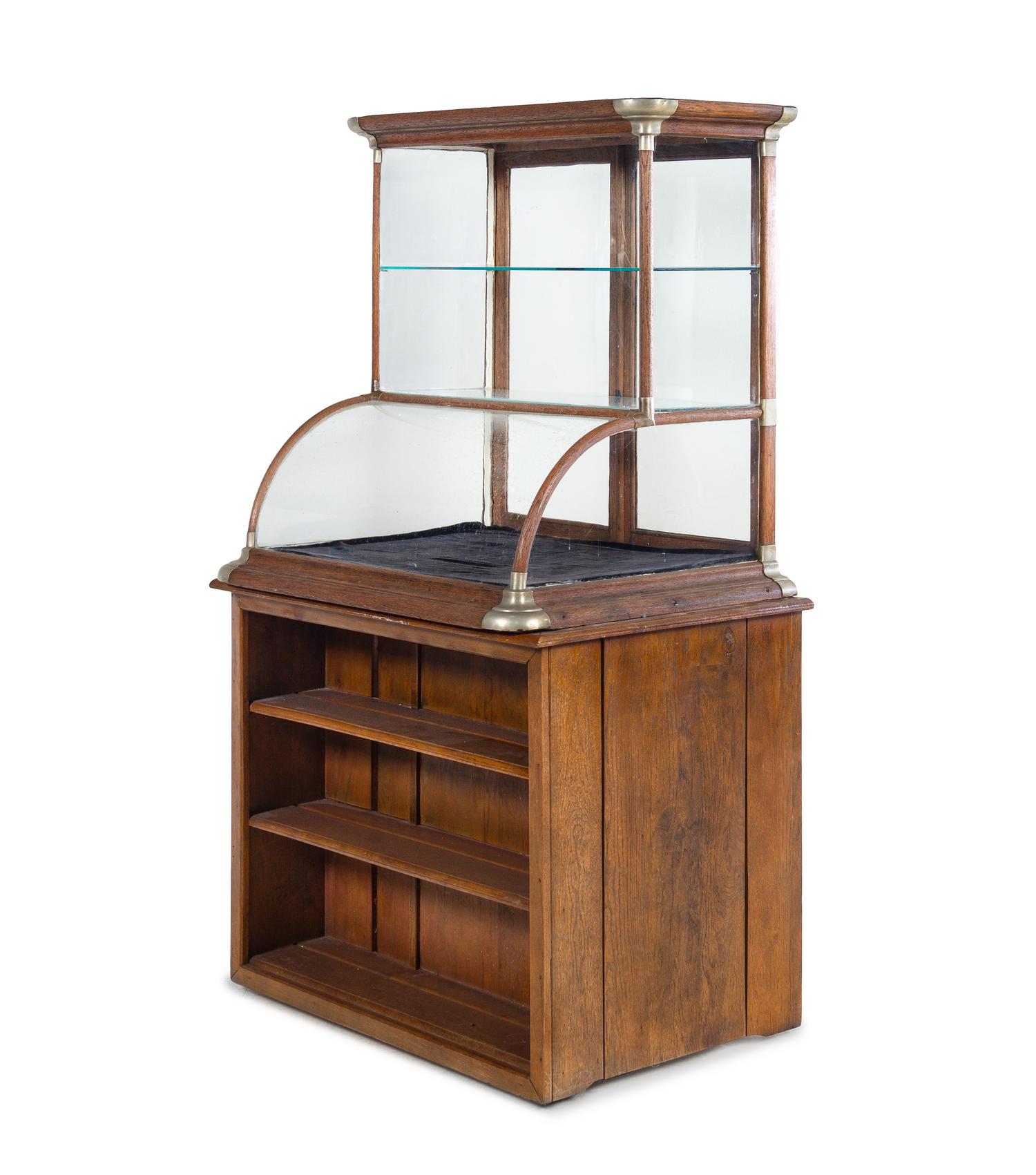 A Shop Display Case and Shelving
