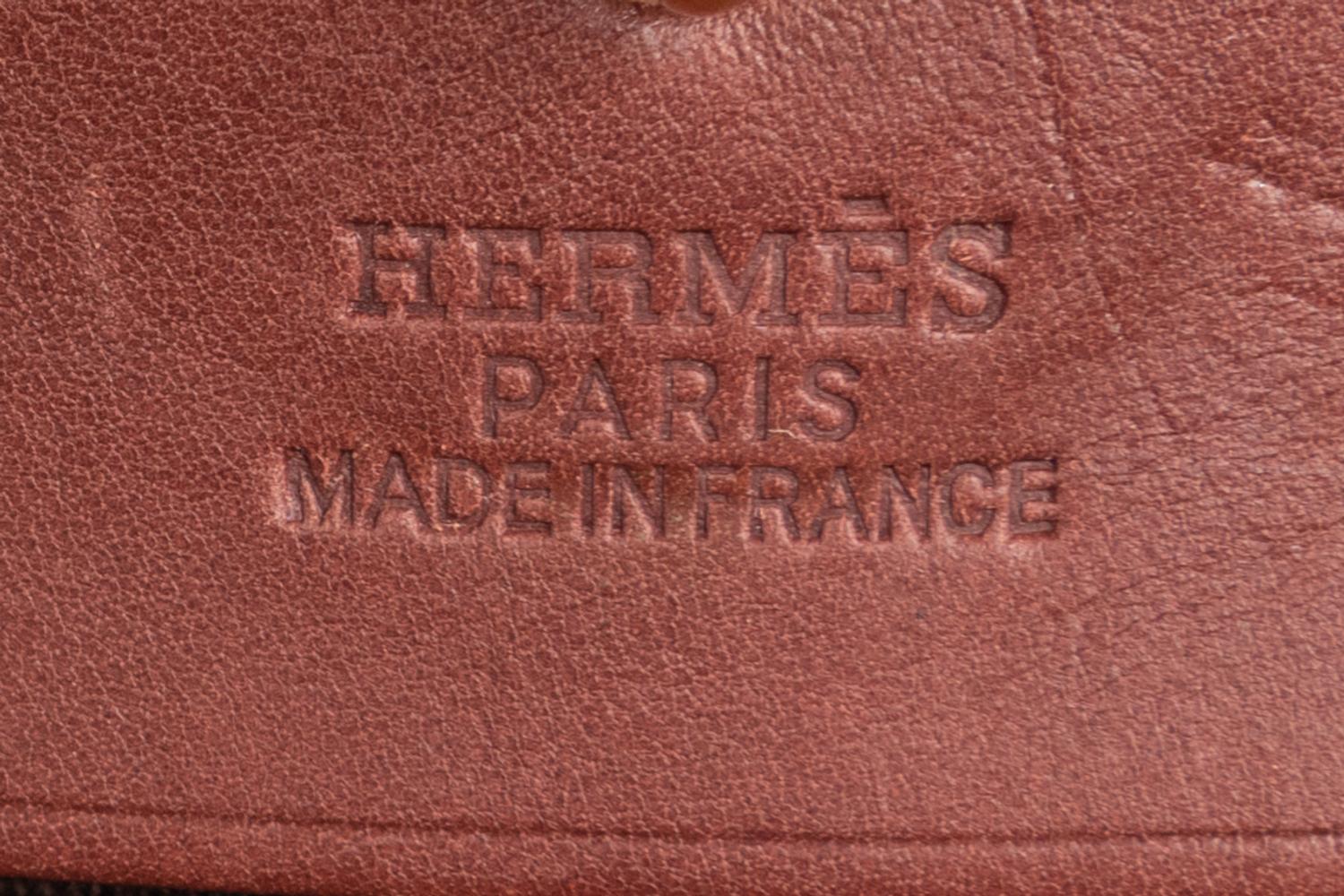Hermès Canvas and Leather Bag, 2012
