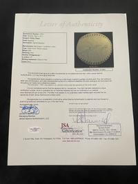 A Dizzy Dean Single Signed Autograph Baseball (JSA Letter)