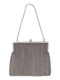 FRENCH, BELLE ÉPOQUE, PLATINUM AND DIAMOND PURSE