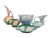 Twelve Roseville Pottery Articles