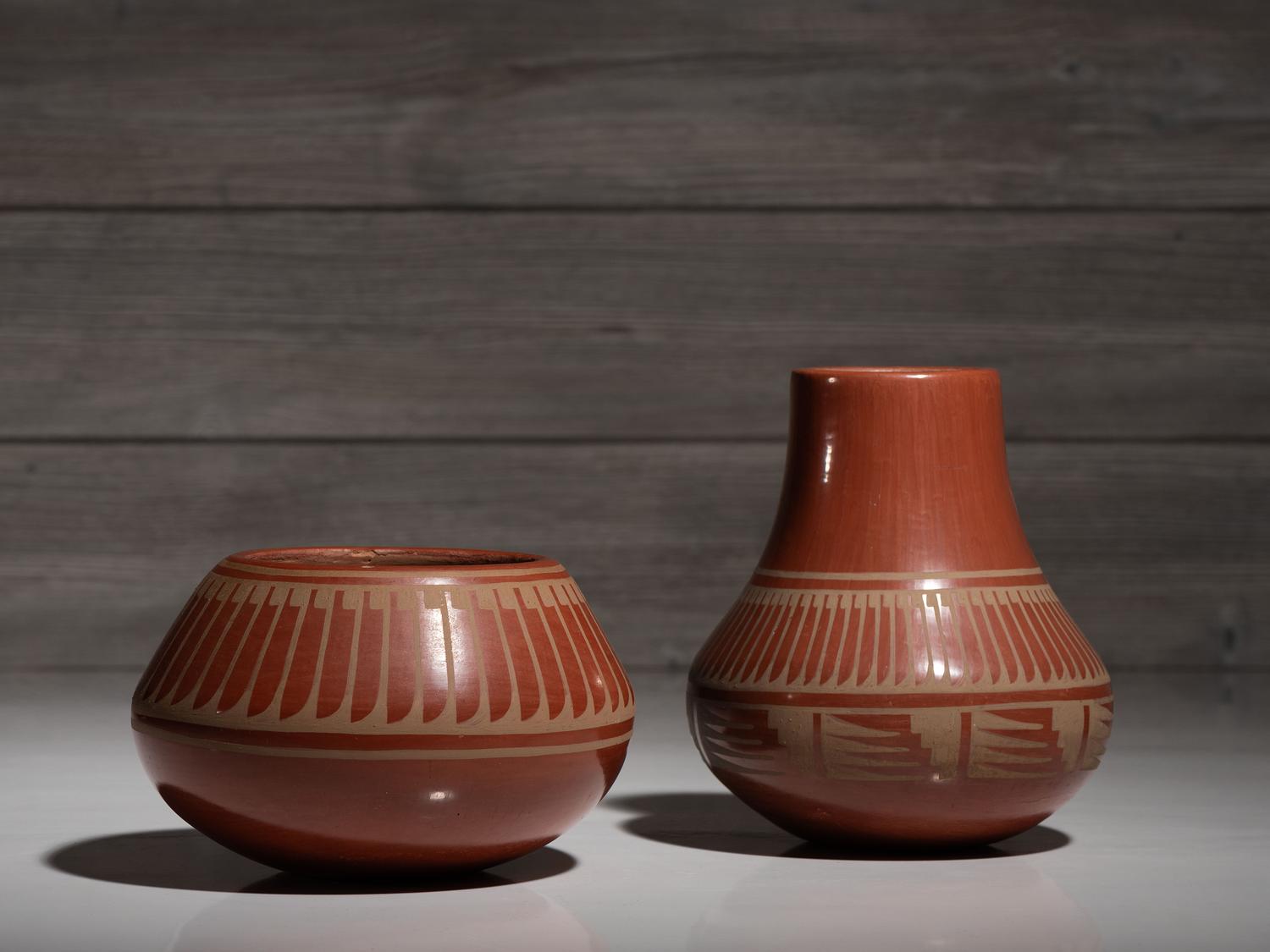 Redware Pottery Jars