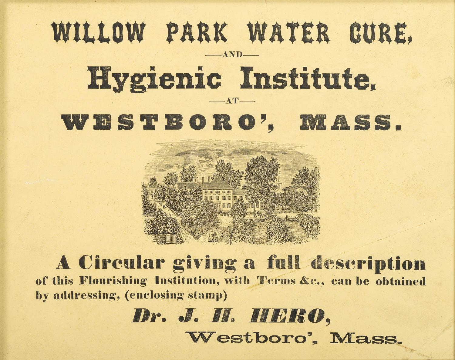 [ADVERTISING] -- [MEDICINE]. A group of 4 broadsides advertising medicines and a treatment facility, comprising:
