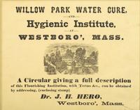 [ADVERTISING] -- [MEDICINE]. A group of 4 broadsides advertising medicines and a treatment facility, comprising: