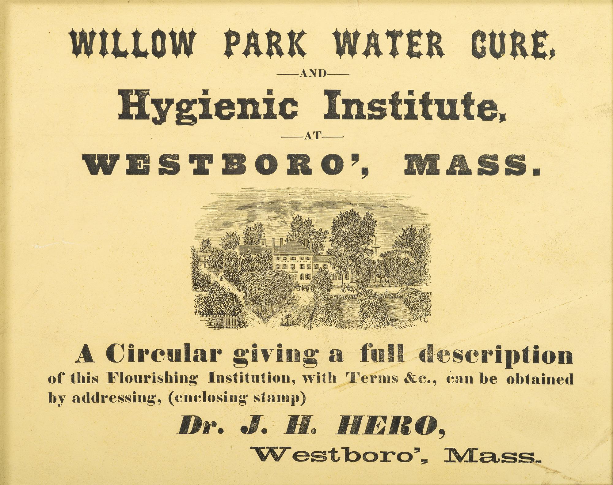 [ADVERTISING] -- [MEDICINE]. A group of 4 broadsides advertising medicines and a treatment facility, comprising: