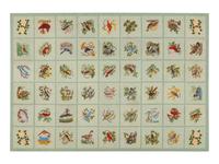 A Multi-Patch Ornithological Needlepoint Rug