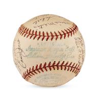 A 1952 Philadelphia Athletics Team Signed Autograph Baseball (JSA Letter of Authenticity)