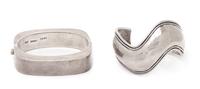 A Collection of Sterling Silver Bracelets, Mexican, 63.70 dwts.