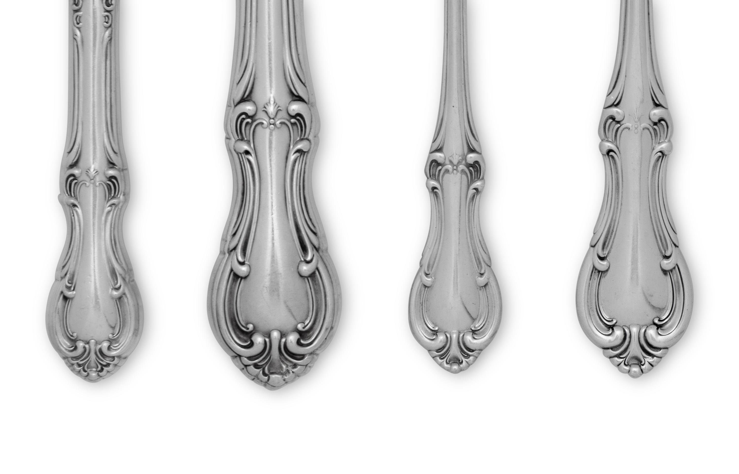 An American Silver Flatware Service