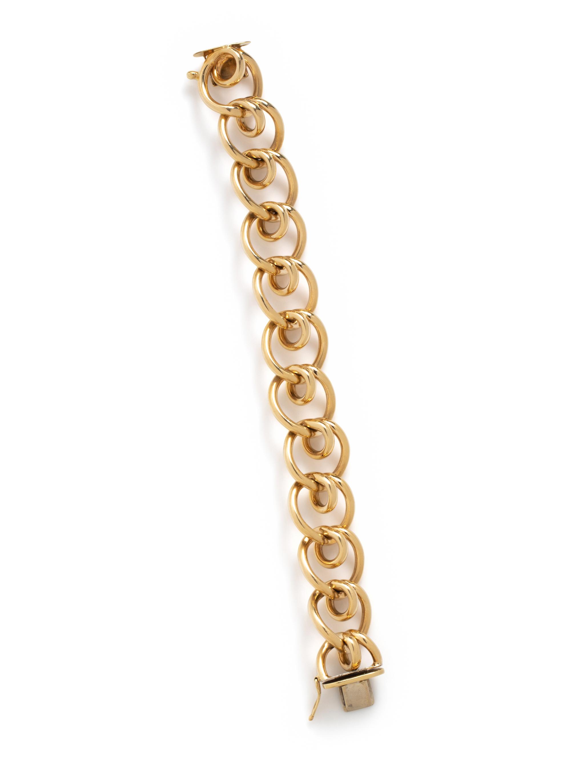 TIFFANY & CO., YELLOW GOLD BRACELET