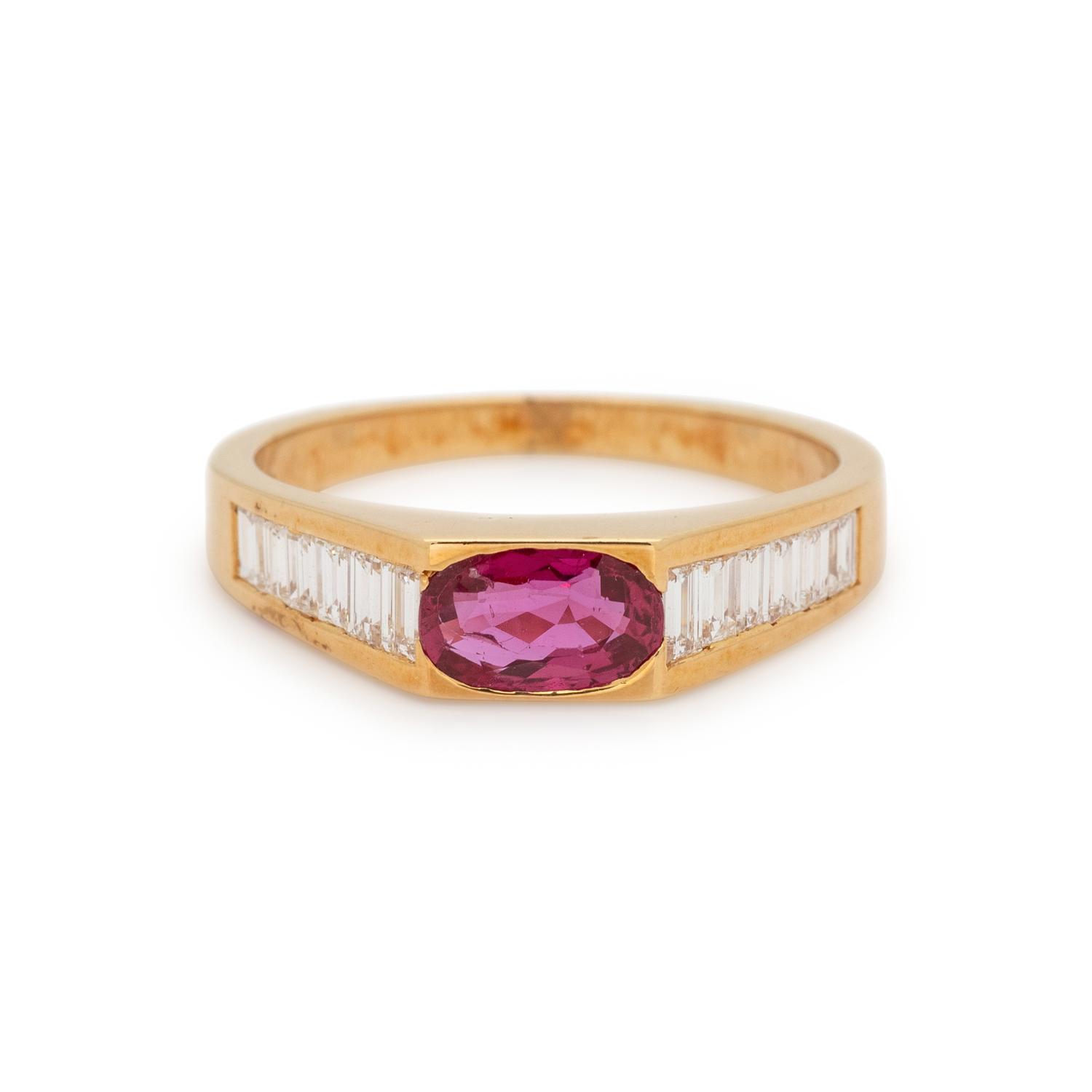 RUBY AND DIAMOND RING