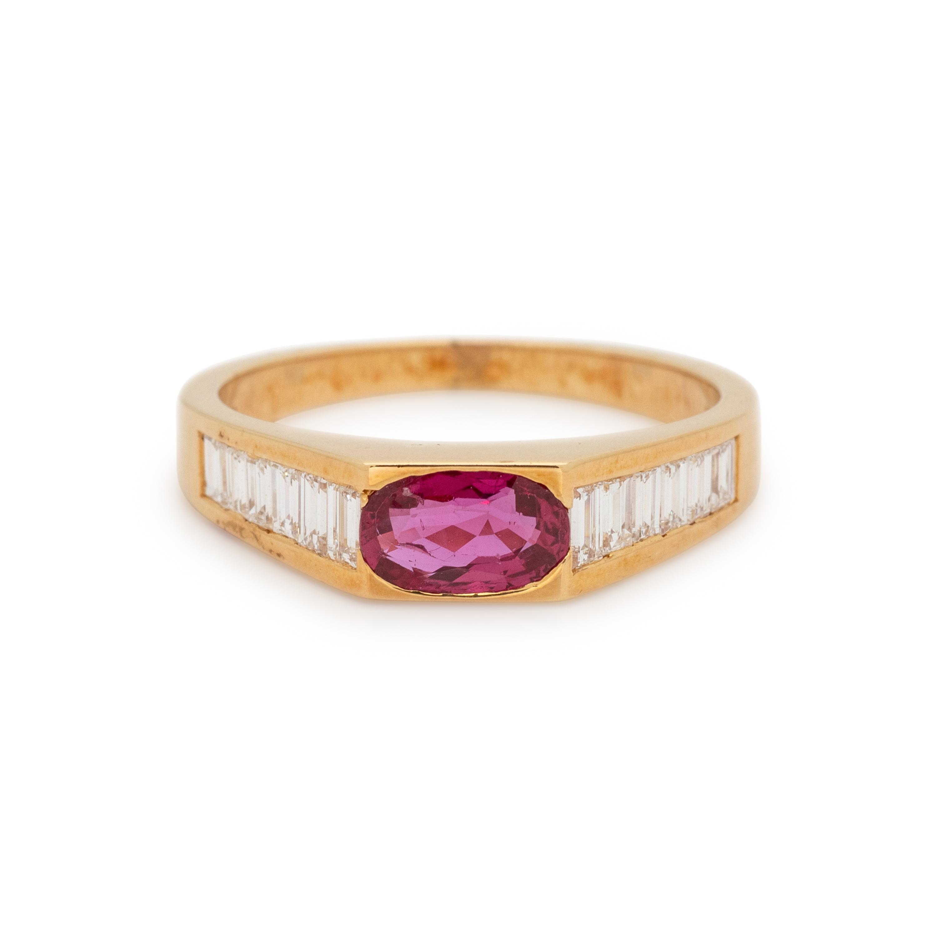 RUBY AND DIAMOND RING