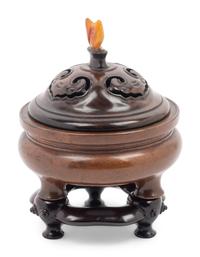 A Bronze Tripod Incense Burner
