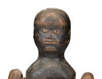 Four Folk Art Carved Wood Articulated Figures