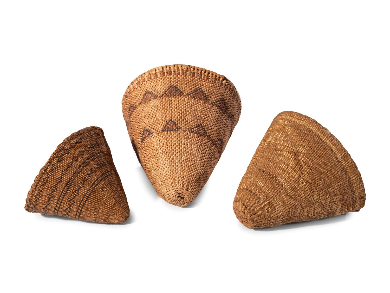 Northern California and Paiute Burden Baskets
