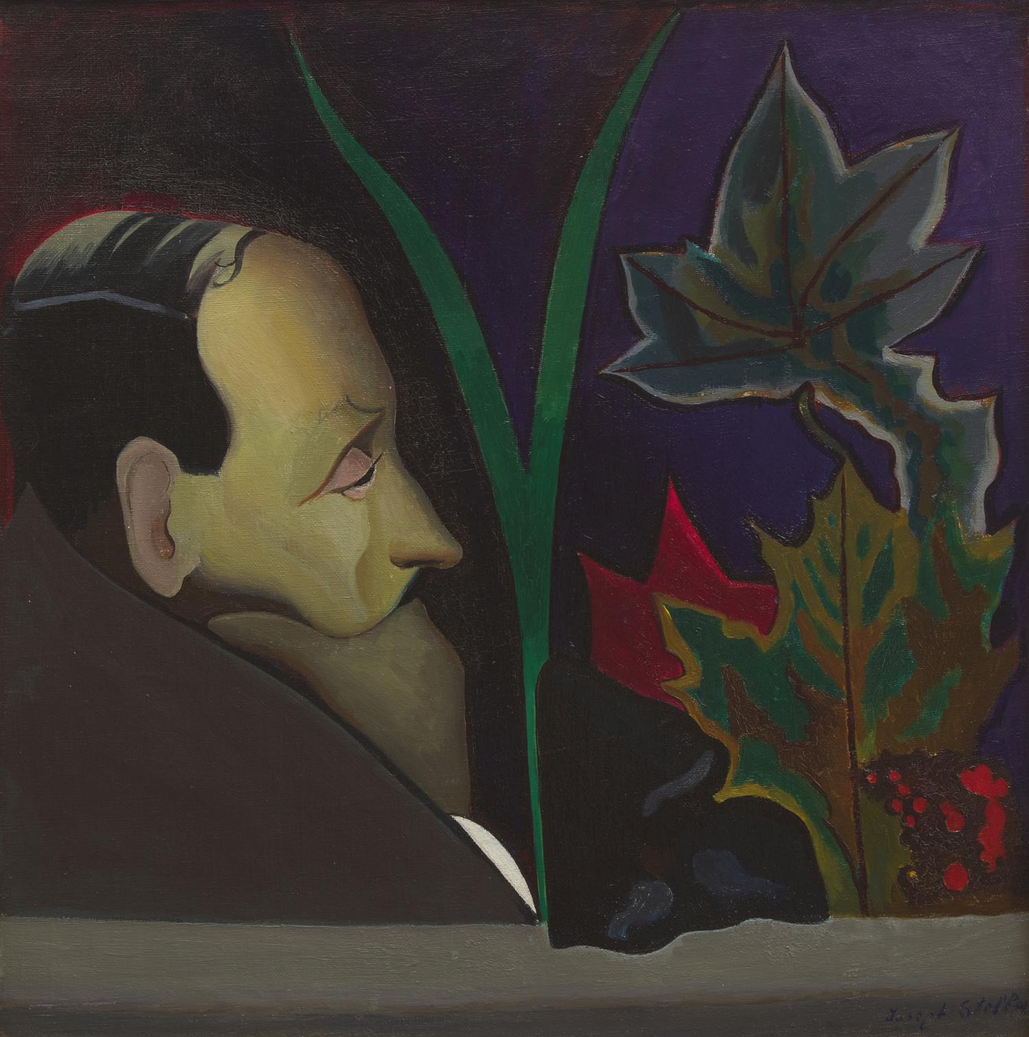 Untitled (Portrait Profile and Still Life)