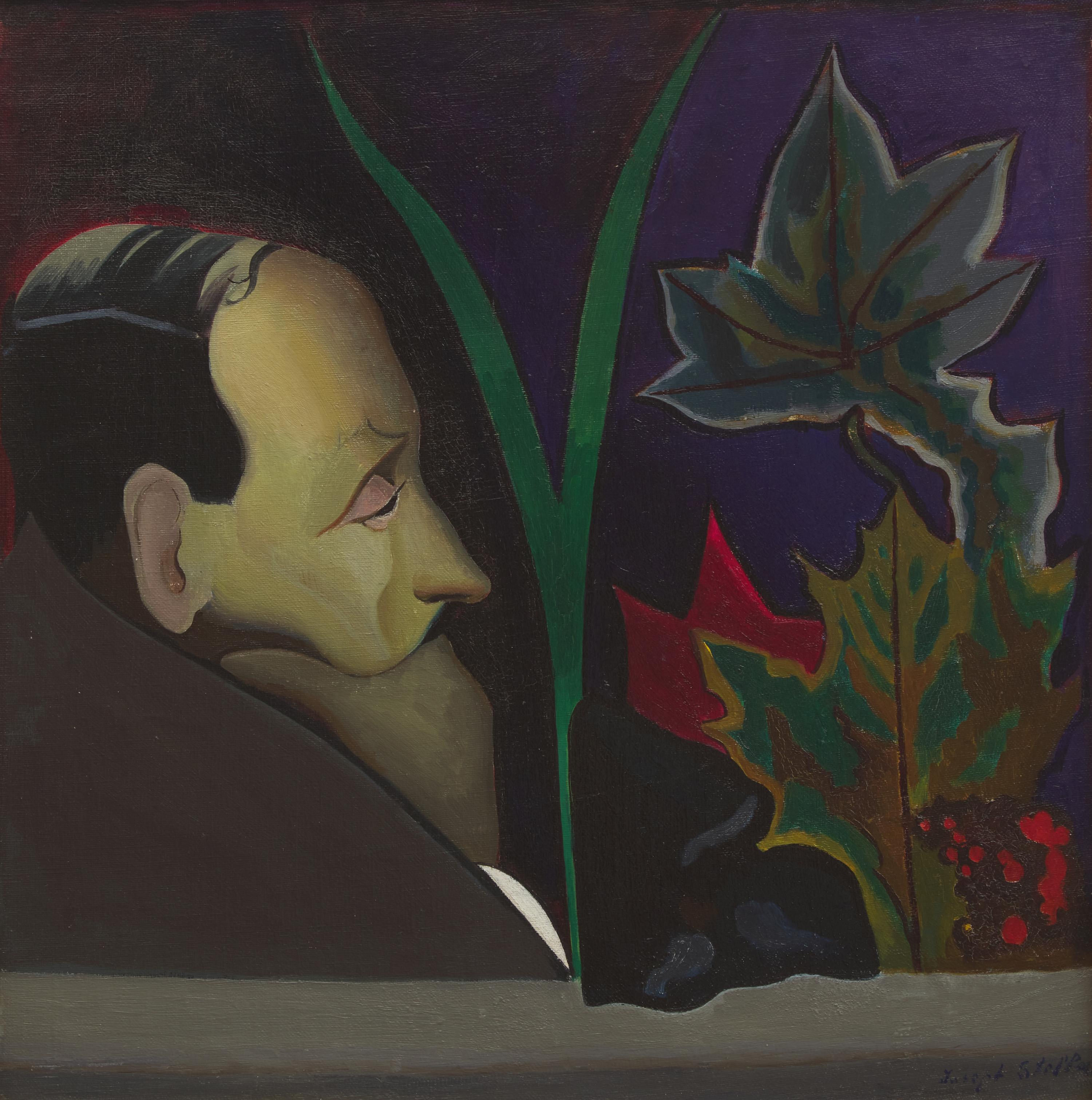 Untitled (Portrait Profile and Still Life)