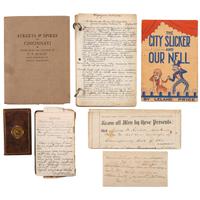 [GENERAL AMERICANA]. An archive associated with the Collings/Kirker family of Adams Co., Ohio, including: