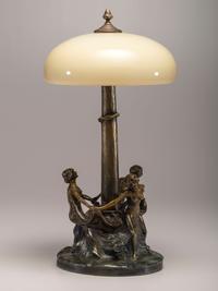 Three Graces Figural Lamp