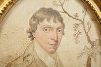 Three Continental and English Embroidered Needlework Pictures