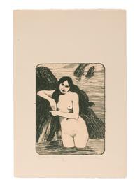 Two Works: Woman with Green Mask, Artist's Proof; Siren (State II), Artist's Proof