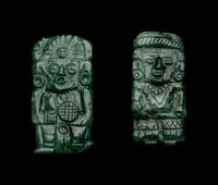 Two Maya Jade Pendants