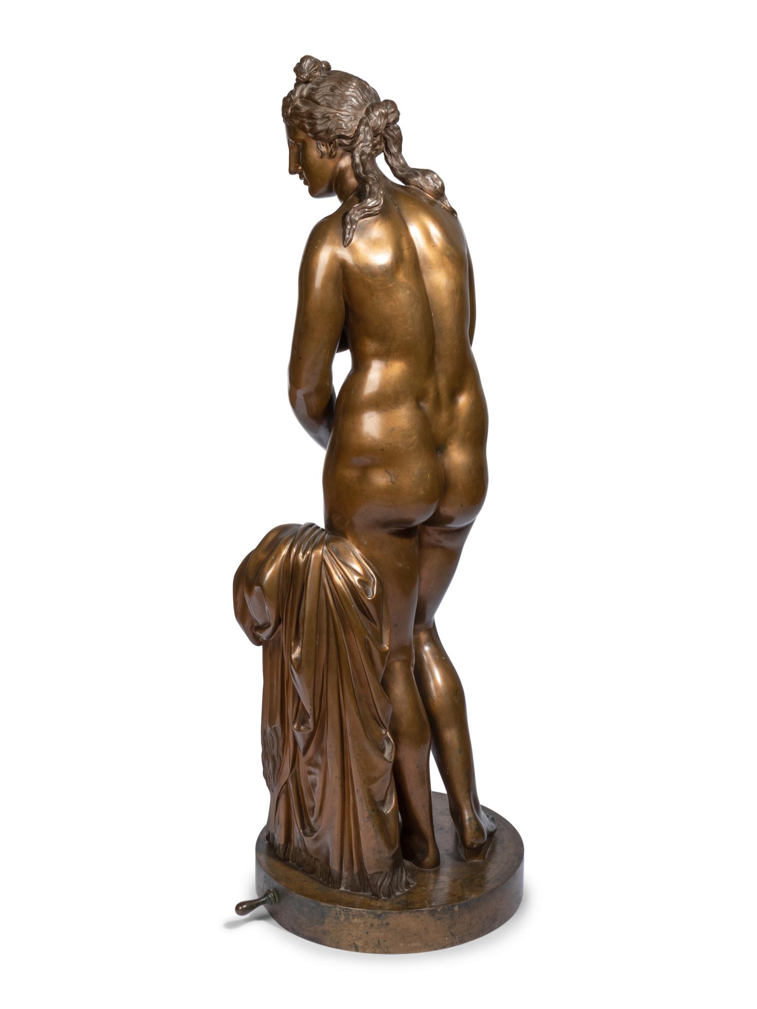 A Large Italian Bronze Figure of Venus