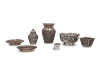Seven Chinese Export Silver Articles