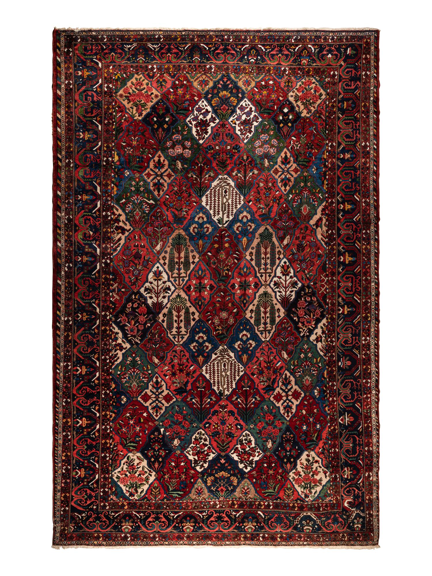 A Bakhtiari Wool Carpet