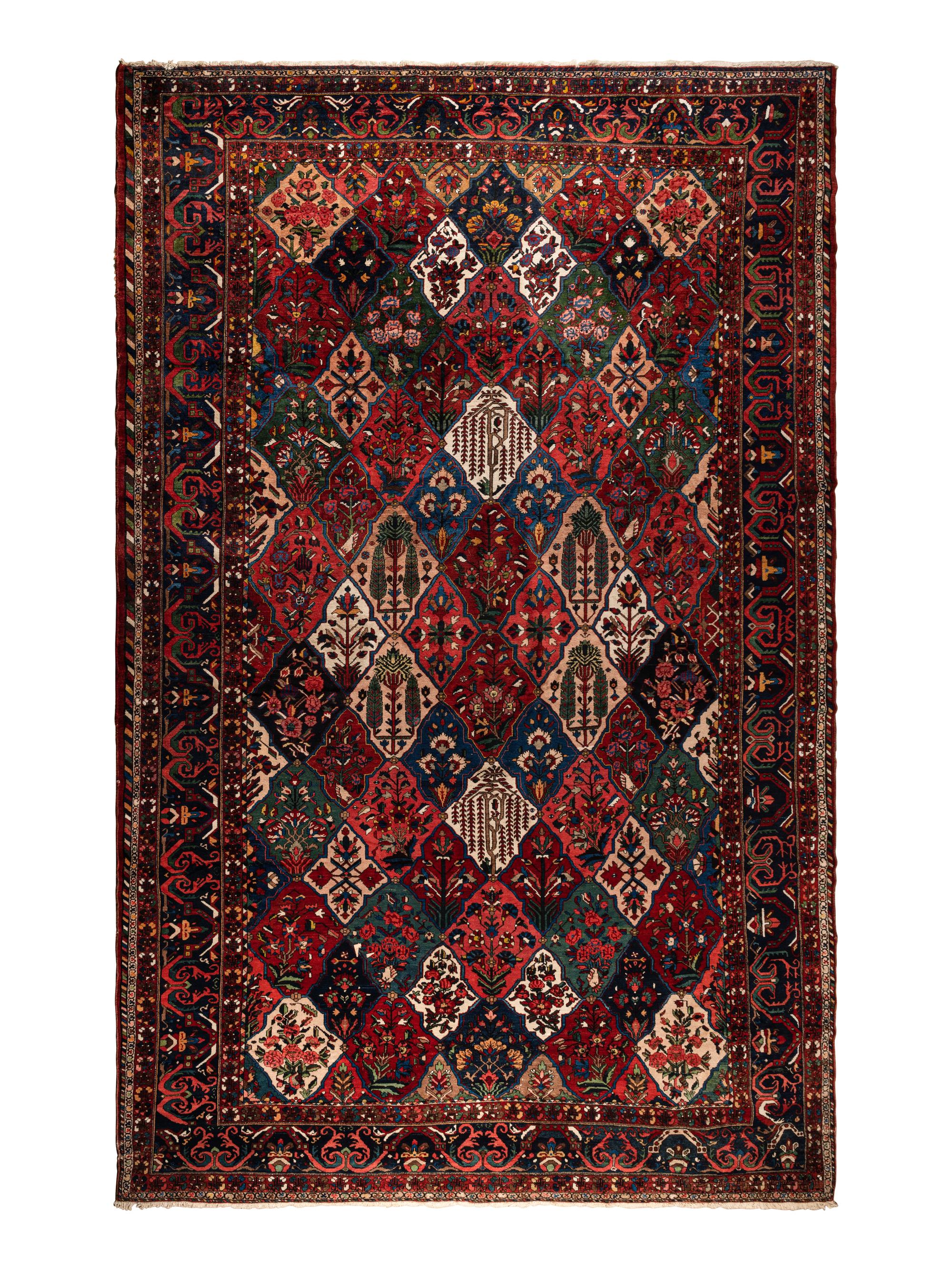 A Bakhtiari Wool Carpet
