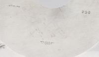 An American Silver Center Bowl, Richard Dimes Company, Boston, MA, 20th Century, of circular form, engraved BA to one side.