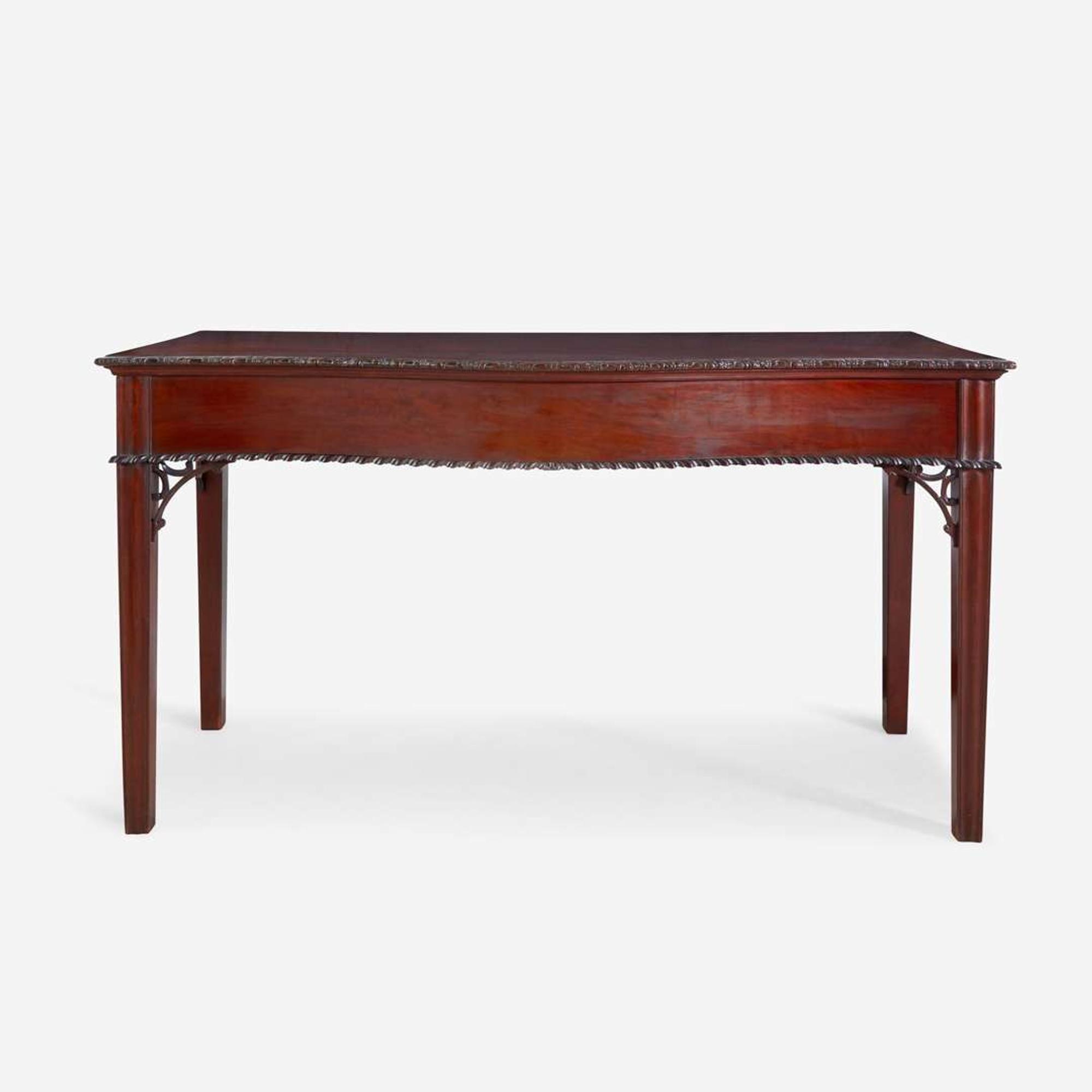 The Pemberton-Morris-Lloyd Chippendale carved and figured mahogany sideboard table Attributed by tradition to Thomas Affleck (1745-1795), Philadelphia, PA, circa 1775