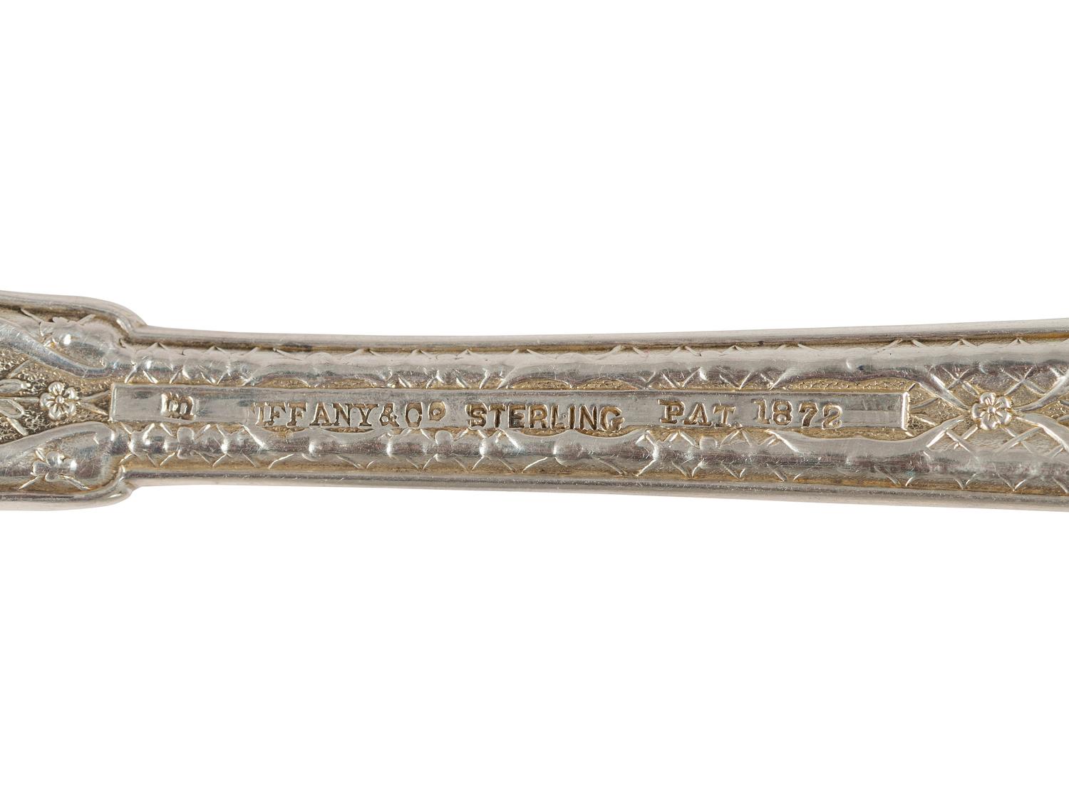 A Tiffany and Co. ' Persian' Silver Flatware Service