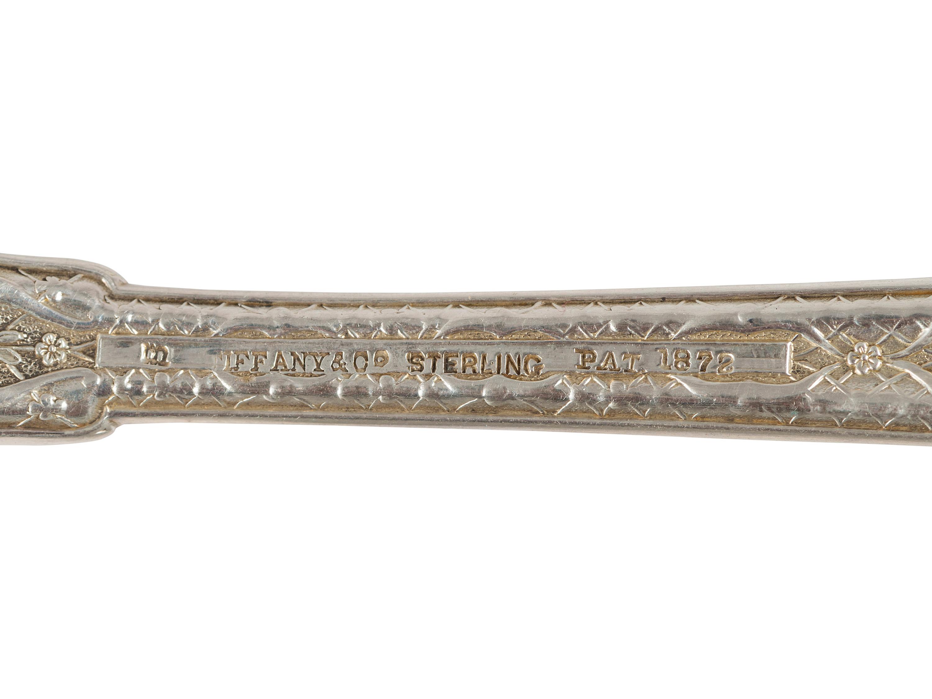 A Tiffany and Co. ' Persian' Silver Flatware Service