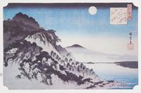 Four Framed Japanese Reproduction Prints After Hiroshige Image area 8 3/4 x 13 3/4 inches. — 20TH CENTURY
