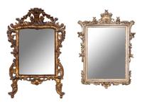 Two Italian Giltwood Mirrors — 18TH CENTURY