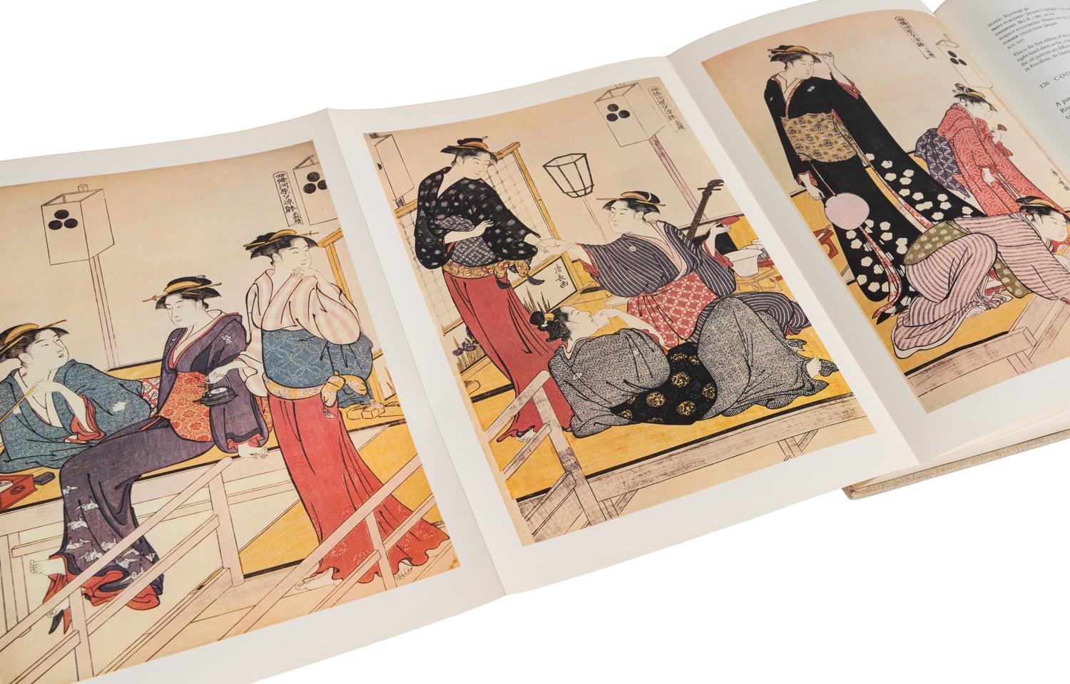 [JAPANESE PRINTS & DRAWINGS--COLLECTIONS] A group of multi-volumed works about Japanese Prints & Drawings in Private or Museum Collections, comprising:
