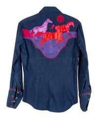 Four Embellished Women's Rodeo Shirts