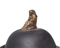 An English Bronze Decorated Basalt Twin-Handle Urn