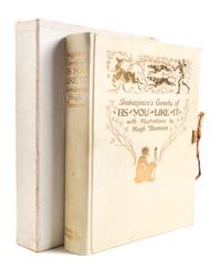 SHAKESPEARE, WILLIAM. Shakespeare's Comedy As You Like It. London, [1909]. Limited, signed.