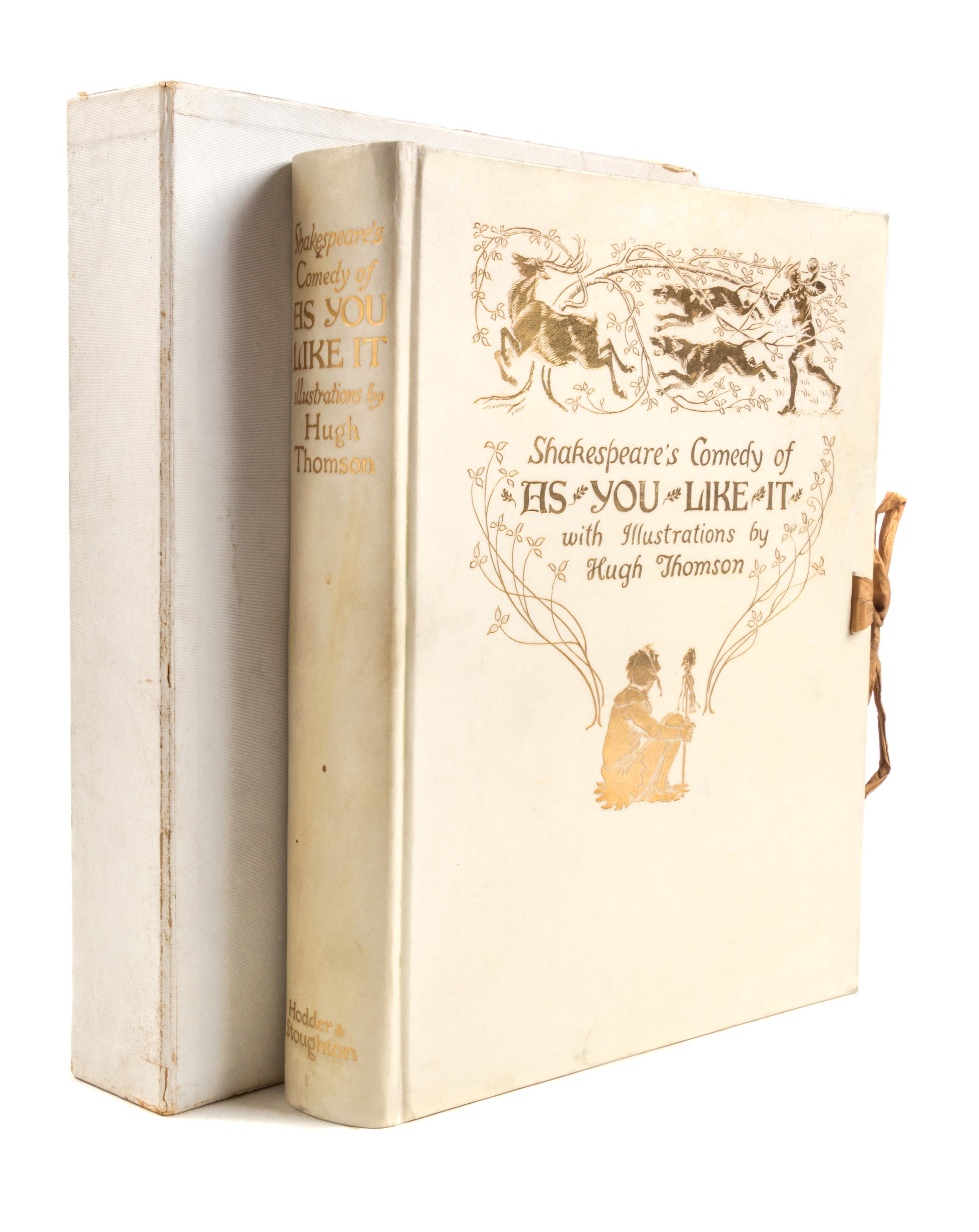 SHAKESPEARE, WILLIAM. Shakespeare's Comedy As You Like It. London, [1909]. Limited, signed.