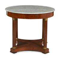 A French Empire Marble Top Center Table
