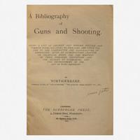 [Sporting] [Shooting] [Greener, William Oliver] Gerrare, Wirt A Bibliography of Guns and Shooting...