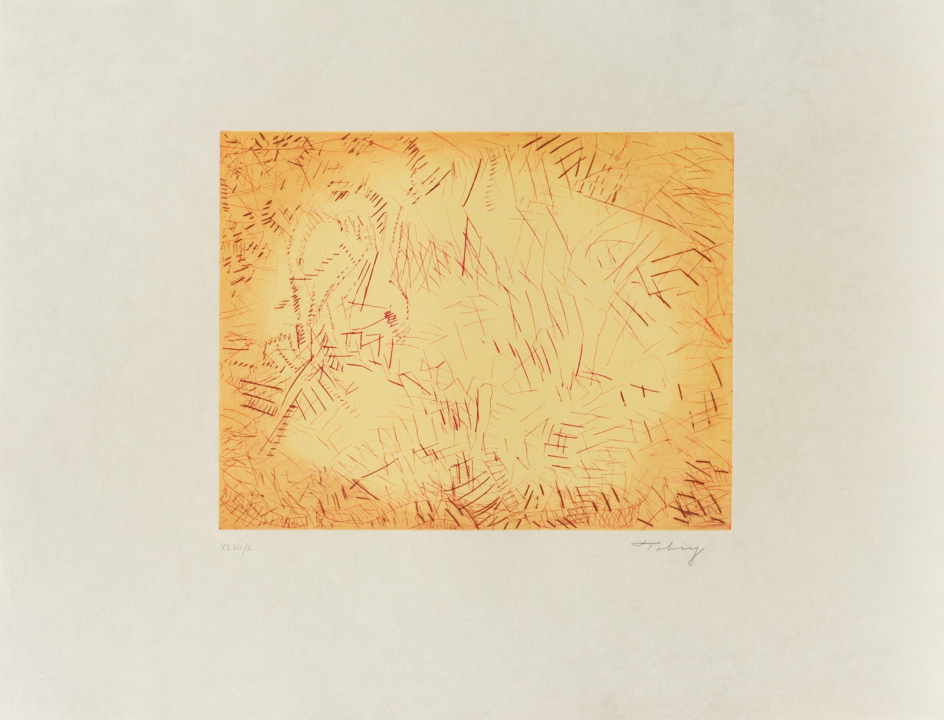 Mark Tobey, (American, 1890-1976), The Harvest Gleaning, 1975