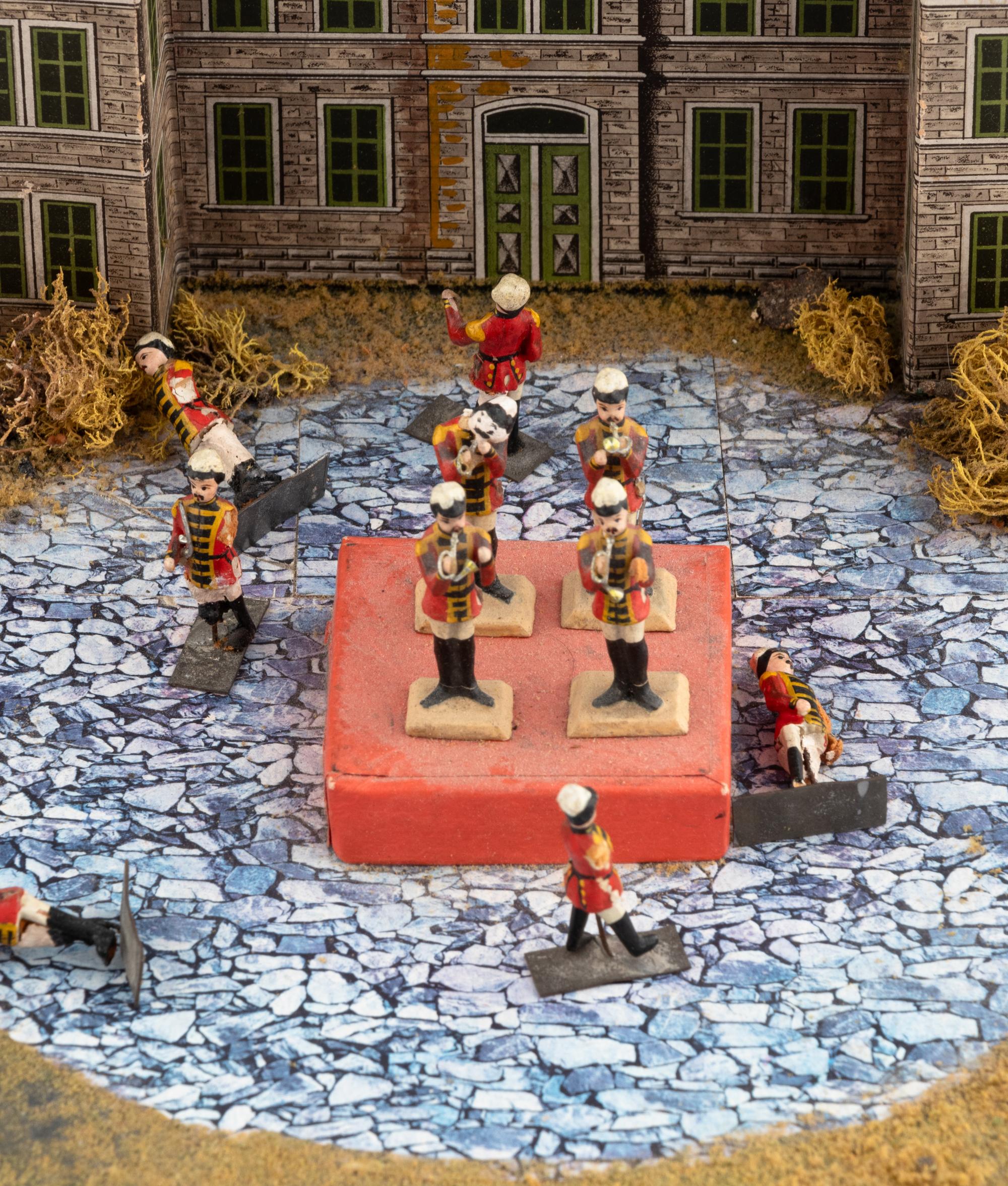 Two Manivelle Musical Tableaux