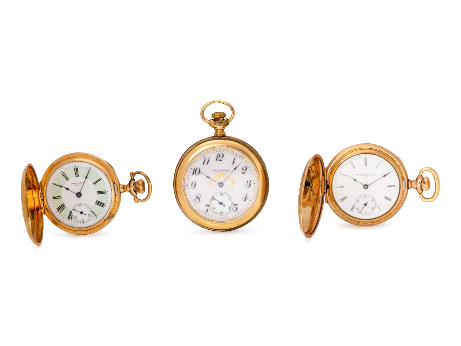 A Collection of Pocket Watches,