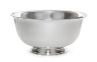 An American Silver "Revere" Bowl, Tiffany & Co., New York, NY, Late 20th Century, with a stepped circular foot ring.