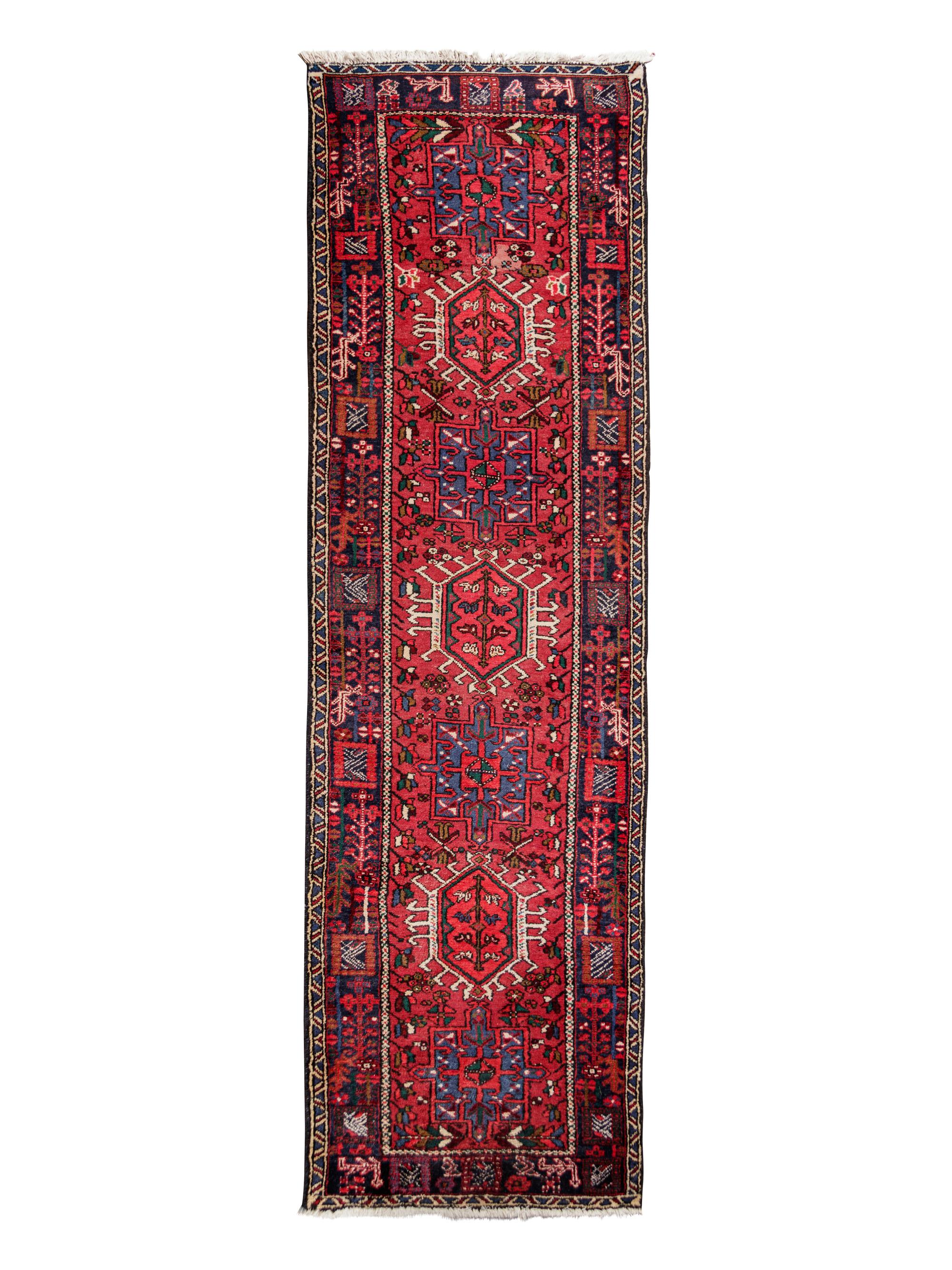A Heriz Wool Runner
