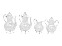 A Continental Silver Four-Piece Tea and Coffee Service