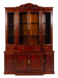 A Large Chinese Hongmu Displaying Cabinet